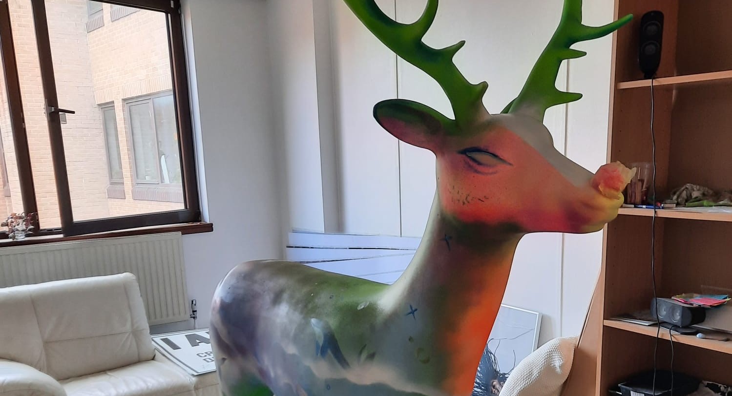 Painted Reindeer